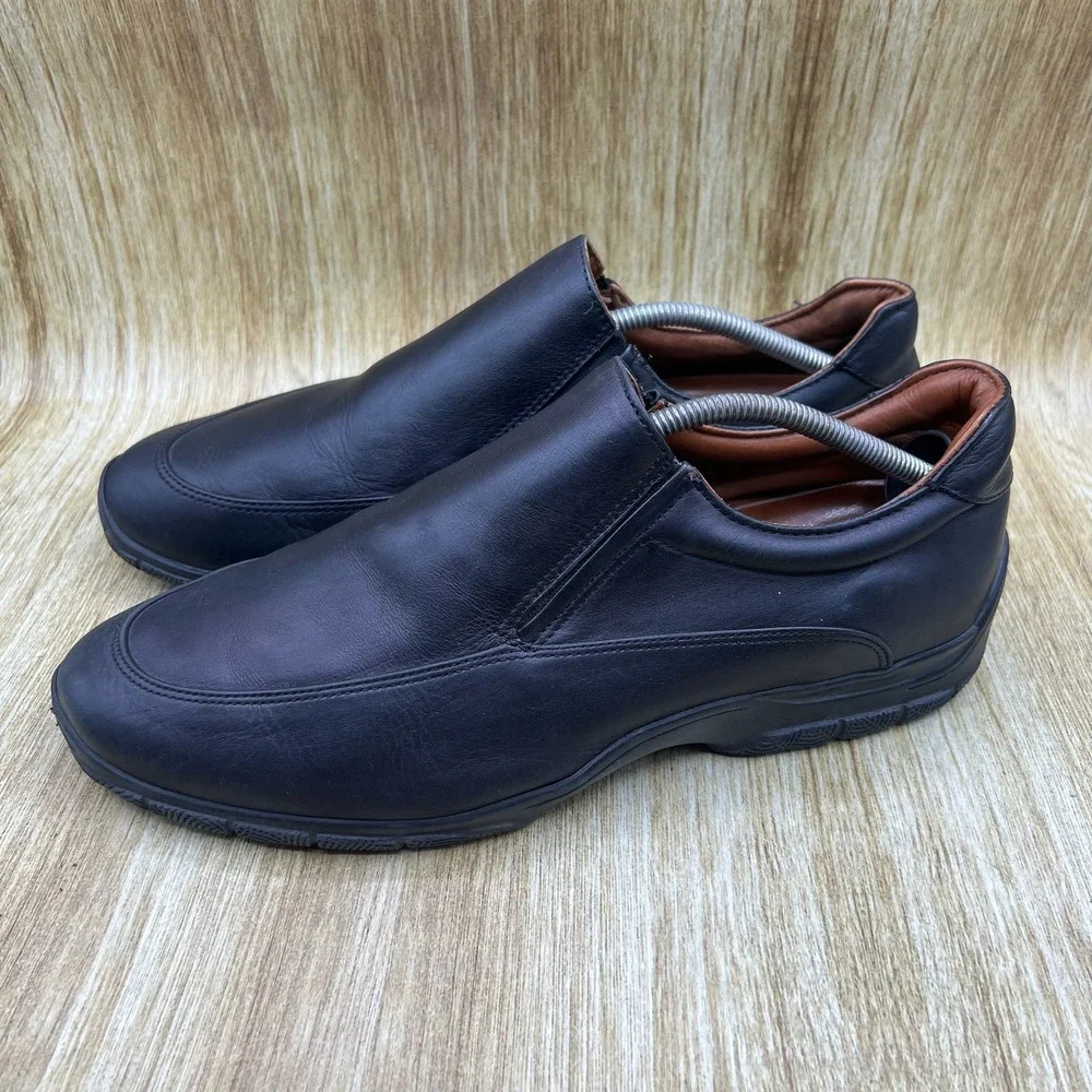 Allen Edmonds Weekender Loafers Men's Size 13 D Black Leather Slip On 8783